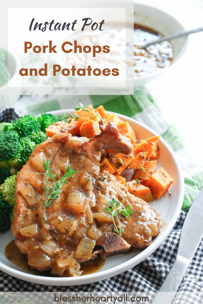 Instant pot pork discount chops and potatoes